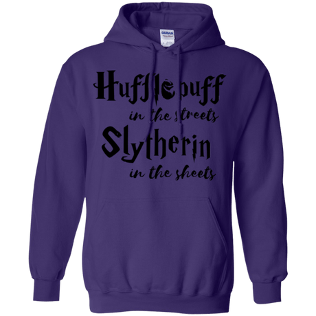 Sweatshirts Purple / Small Hufflepuff Streets Pullover Hoodie