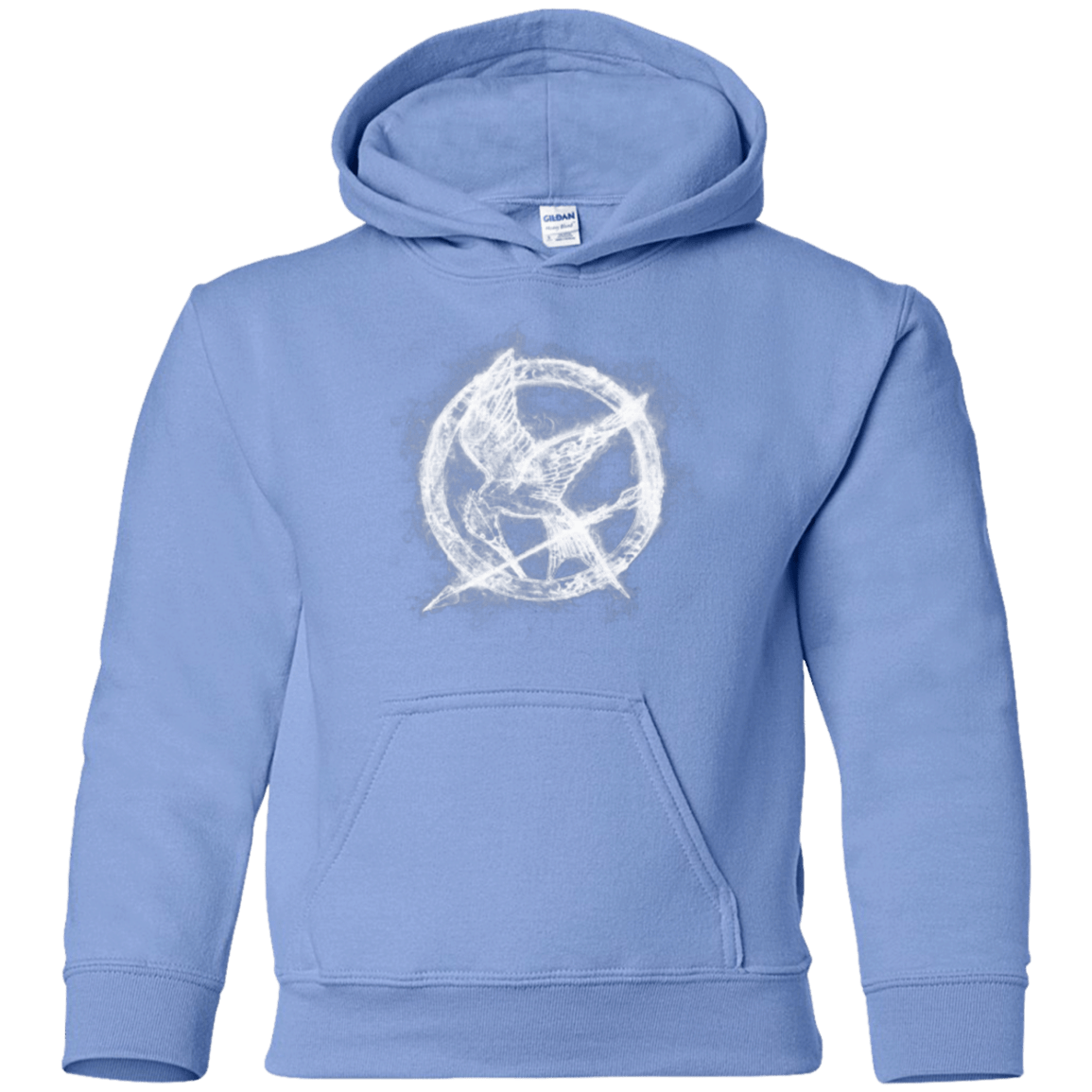 Sweatshirts Carolina Blue / YS Hunger Games Smoke Youth Hoodie