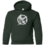 Sweatshirts Forest Green / YS Hunger Games Smoke Youth Hoodie