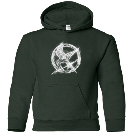 Sweatshirts Forest Green / YS Hunger Games Smoke Youth Hoodie
