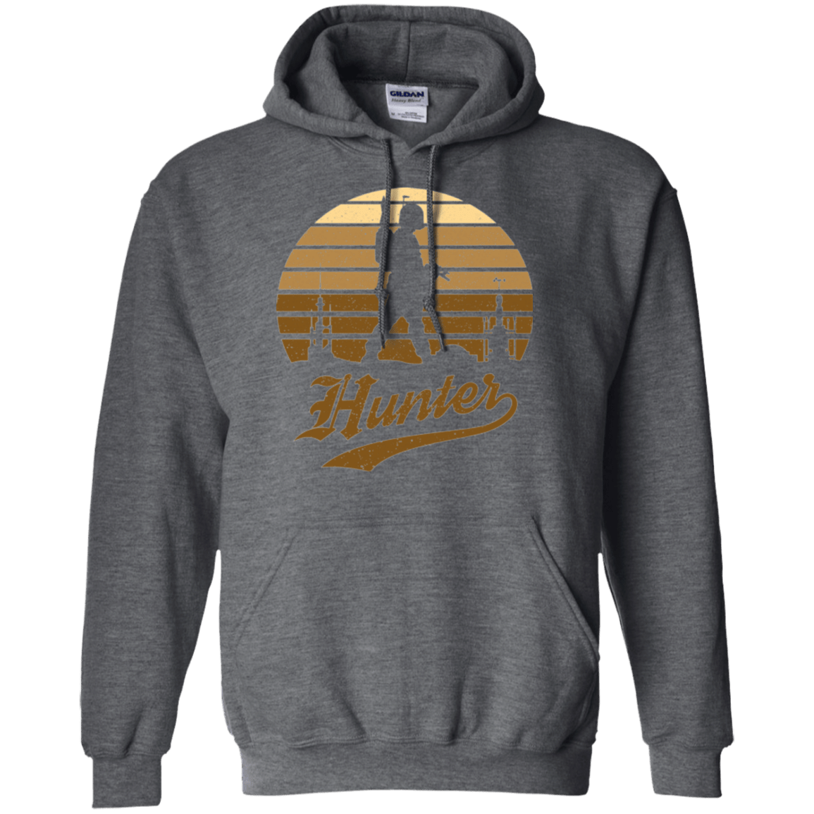 Sweatshirts Dark Heather / Small Hunter (1) Pullover Hoodie