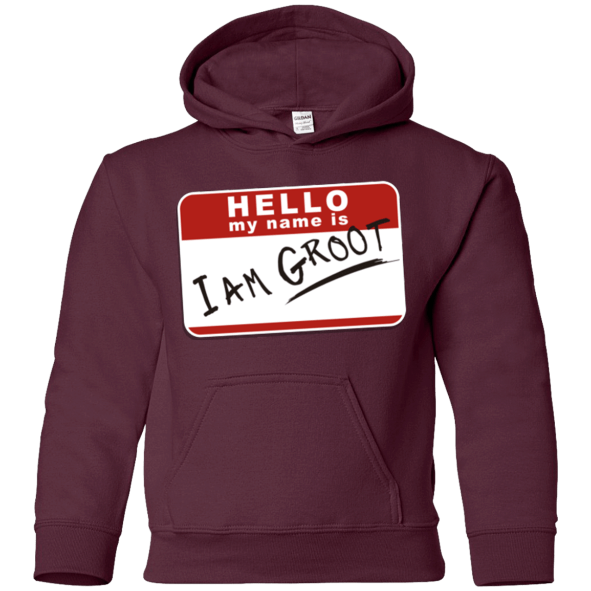 Sweatshirts Maroon / YS I am Groot Youth Hoodie