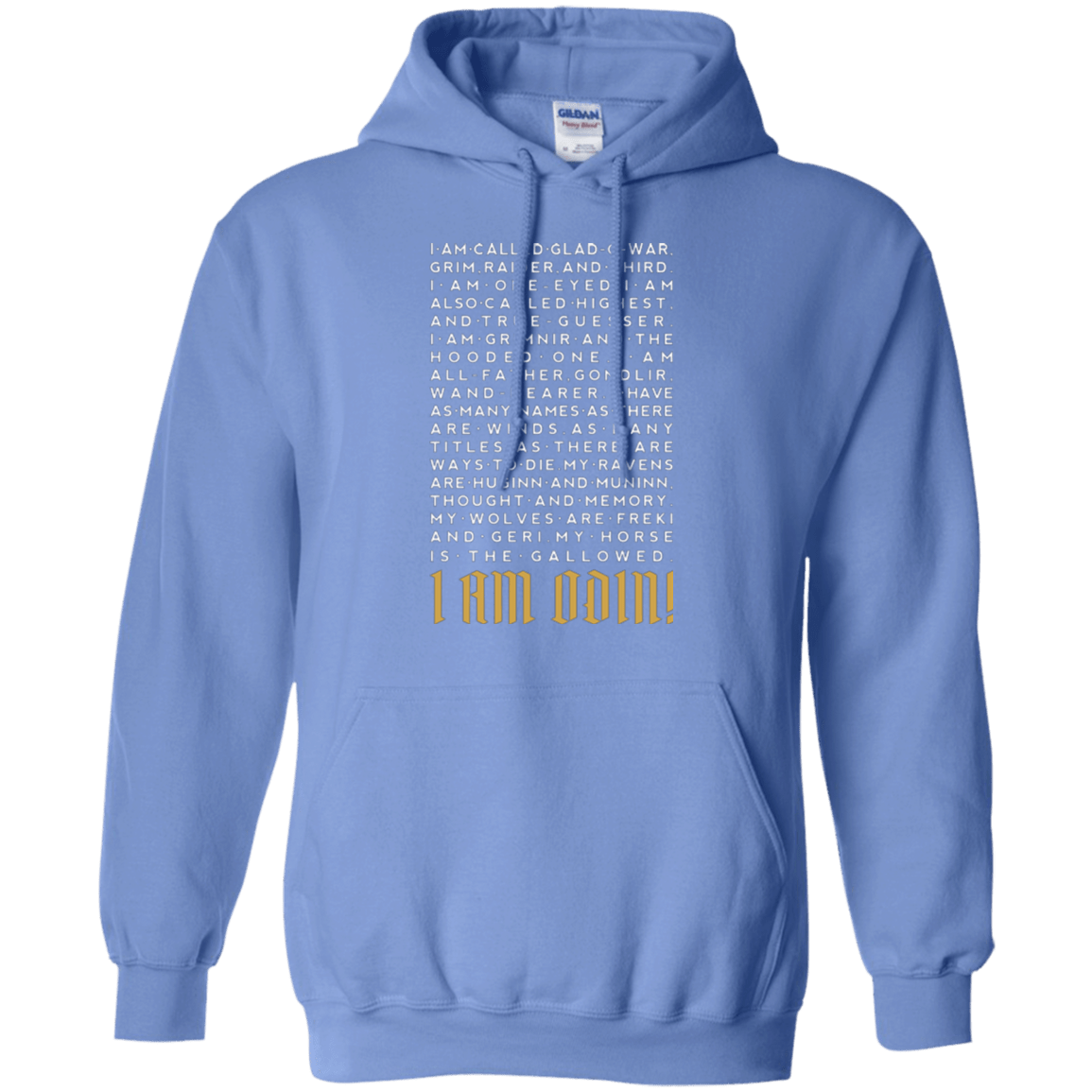 Sweatshirts Carolina Blue / Small I am Odin Pullover Hoodie