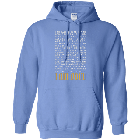 Sweatshirts Carolina Blue / Small I am Odin Pullover Hoodie