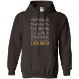 Sweatshirts Dark Chocolate / Small I am Odin Pullover Hoodie