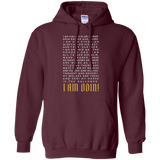 Sweatshirts Maroon / Small I am Odin Pullover Hoodie