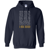 Sweatshirts Navy / Small I am Odin Pullover Hoodie