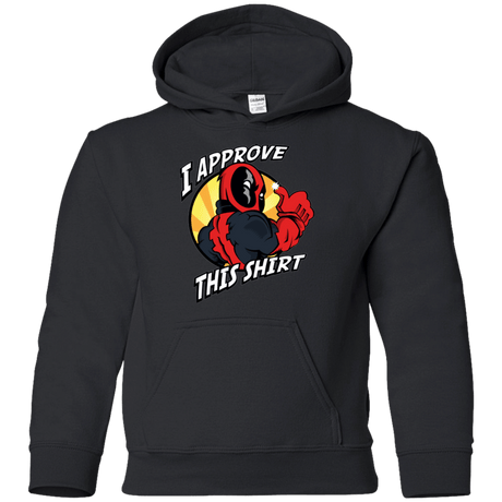Sweatshirts Black / YS I Approve This Shirt Youth Hoodie