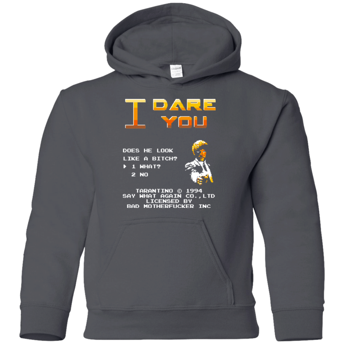 Sweatshirts Charcoal / YS I Dare you Youth Hoodie