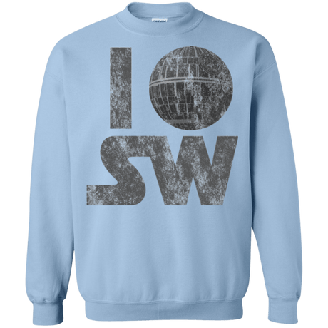 Sweatshirts Light Blue / Small I Deathstar SW Crewneck Sweatshirt