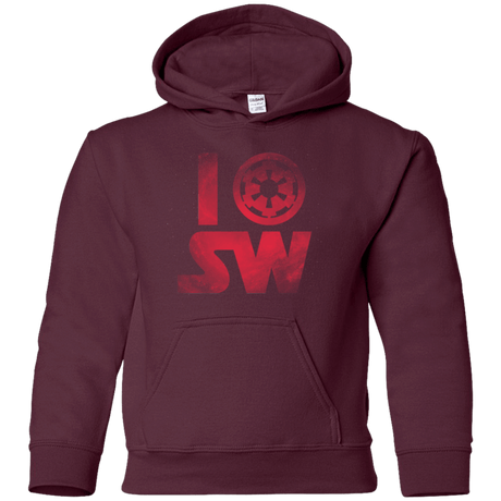Sweatshirts Maroon / YS I Empire SW Youth Hoodie