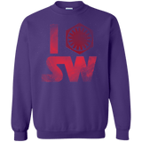 Sweatshirts Purple / Small I First Order SW Crewneck Sweatshirt