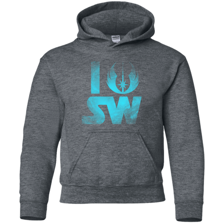 Sweatshirts Dark Heather / YS I Jedi SW Youth Hoodie