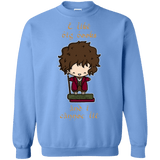 Sweatshirts Carolina Blue / Small I Like Big Books Crewneck Sweatshirt