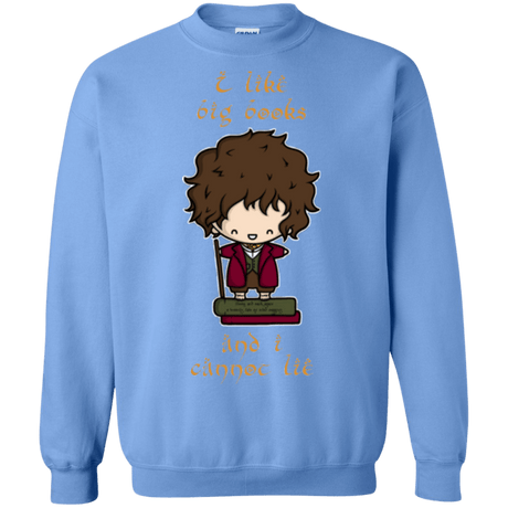 Sweatshirts Carolina Blue / Small I Like Big Books Crewneck Sweatshirt
