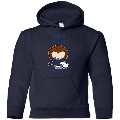 Sweatshirts Navy / YS I Like Big Books Youth Hoodie