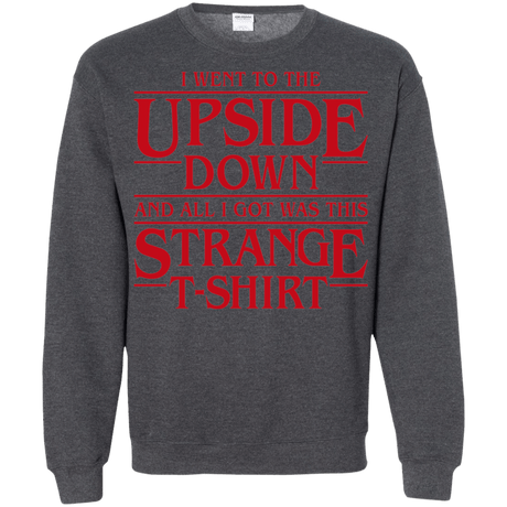 Sweatshirts Dark Heather / S I Went to the Upside Down Crewneck Sweatshirt