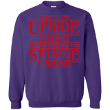 Sweatshirts Purple / S I Went to the Upside Down Crewneck Sweatshirt