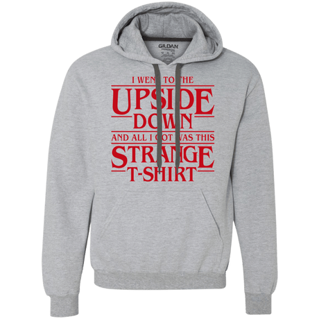 Sweatshirts Sport Grey / S I Went to the Upside Down Premium Fleece Hoodie