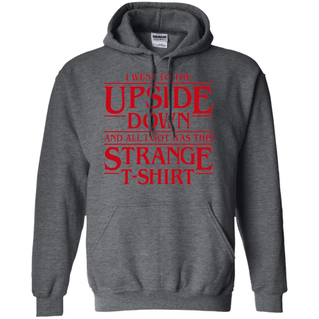 Sweatshirts Dark Heather / S I Went to the Upside Down Pullover Hoodie