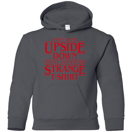 Sweatshirts Charcoal / YS I Went to the Upside Down Youth Hoodie