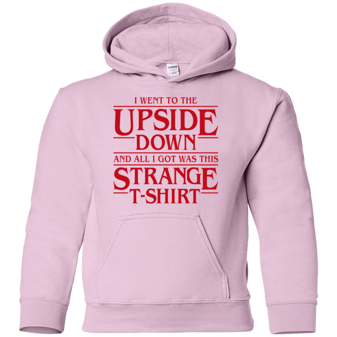 Sweatshirts Light Pink / YS I Went to the Upside Down Youth Hoodie