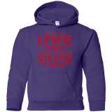 Sweatshirts Purple / YS I Went to the Upside Down Youth Hoodie