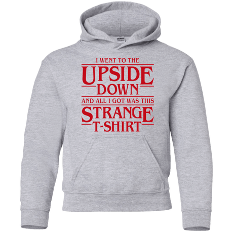 Sweatshirts Sport Grey / YS I Went to the Upside Down Youth Hoodie