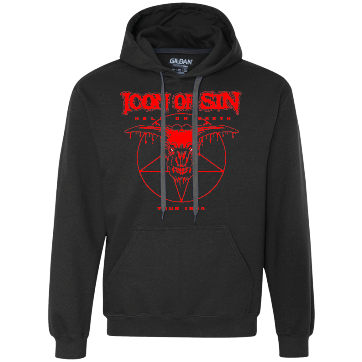 Sweatshirts Black / Small Icon of Sin Premium Fleece Hoodie