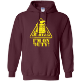 Sweatshirts Maroon / Small Im on duty Pullover Hoodie