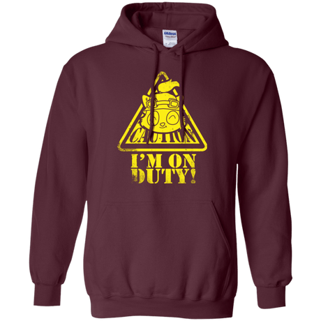 Sweatshirts Maroon / Small Im on duty Pullover Hoodie