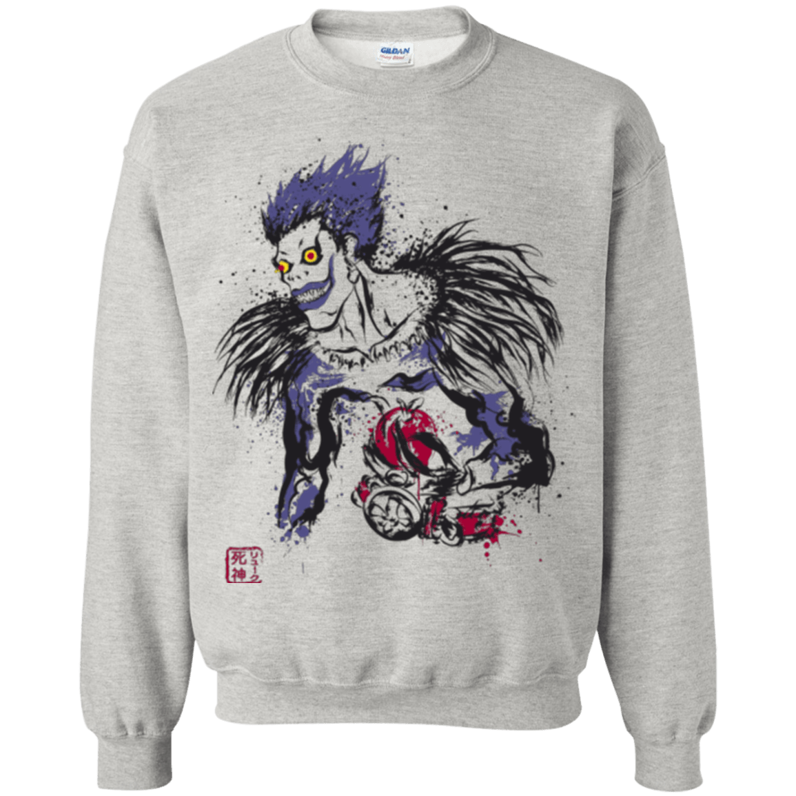 Sweatshirts Ash / Small Ink-Ryuk Crewneck Sweatshirt