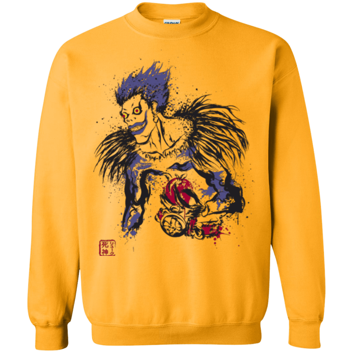 Sweatshirts Gold / Small Ink-Ryuk Crewneck Sweatshirt