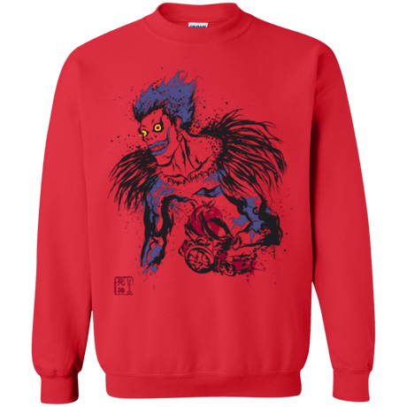 Sweatshirts Red / Small Ink-Ryuk Crewneck Sweatshirt