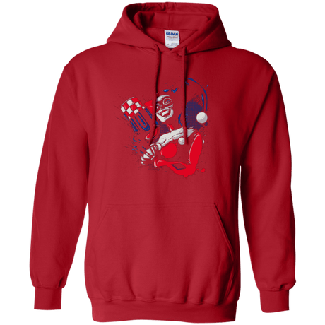 Sweatshirts Red / Small Insane Queen Pullover Hoodie