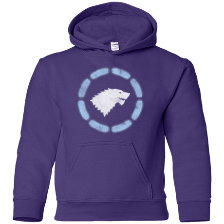Sweatshirts Purple / YS Iron Stark Youth Hoodie