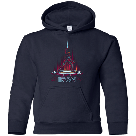 Sweatshirts Navy / YS IRON TRON Youth Hoodie