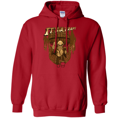 Sweatshirts Red / Small It's a trap!! Pullover Hoodie