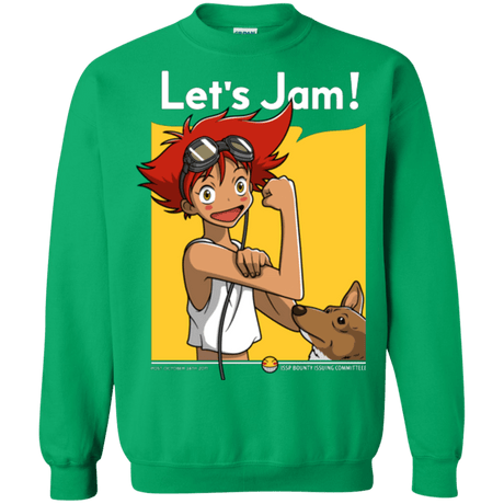 Sweatshirts Irish Green / Small JAMMING WITH EDWARD Crewneck Sweatshirt