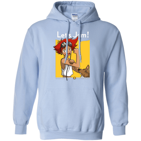 Sweatshirts Light Blue / Small JAMMING WITH EDWARD Pullover Hoodie