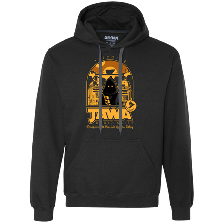 Sweatshirts Black / Small Jawa Droid Sales Premium Fleece Hoodie