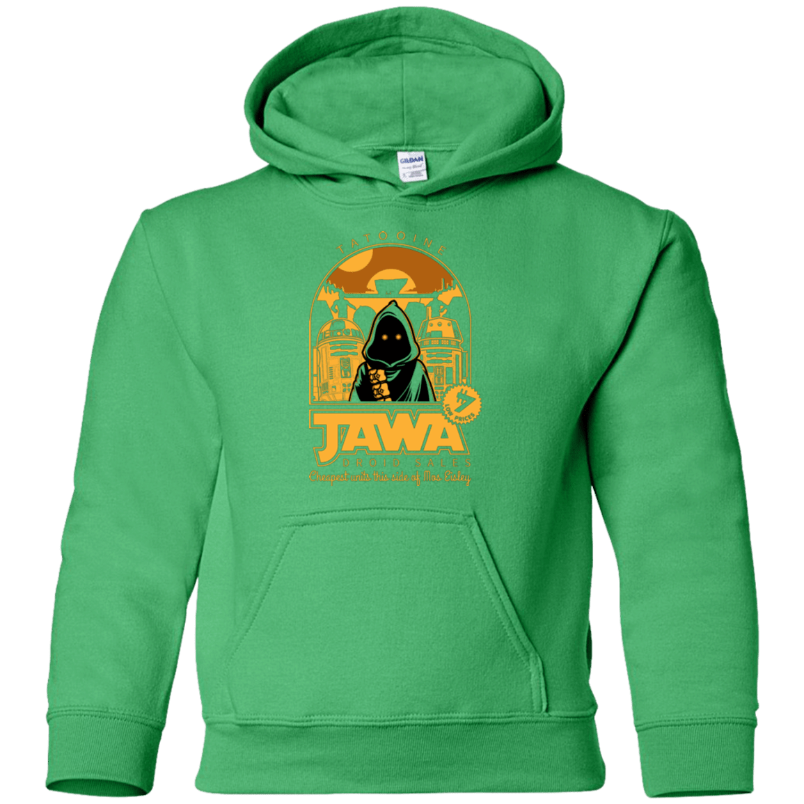 Sweatshirts Irish Green / YS Jawa Droid Sales Youth Hoodie