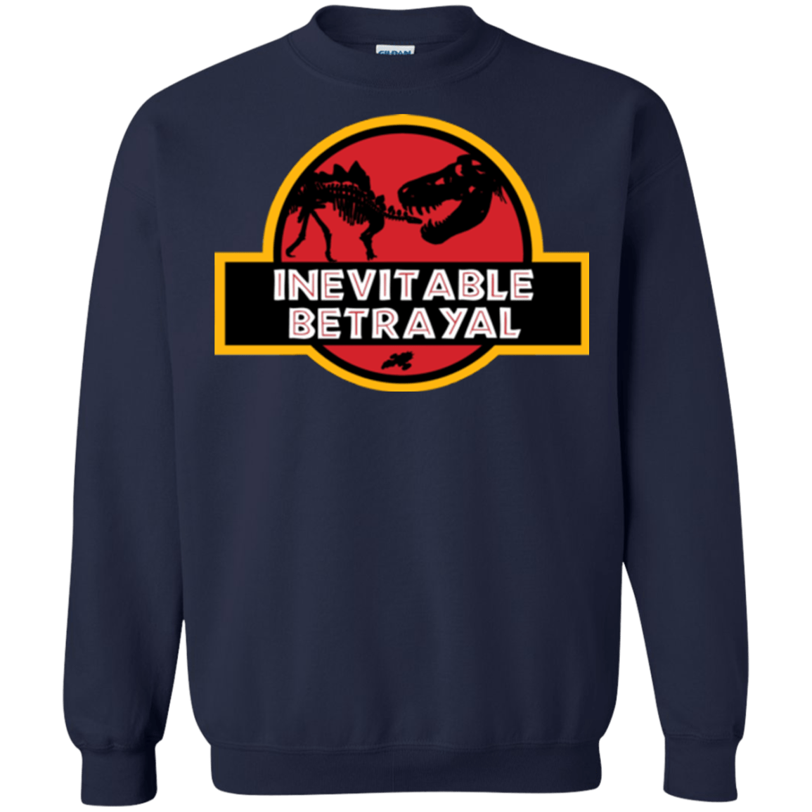 Sweatshirts Navy / Small JURASSIC BETRAYAL Crewneck Sweatshirt