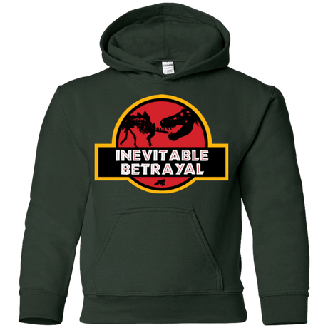 Sweatshirts Forest Green / YS JURASSIC BETRAYAL Youth Hoodie