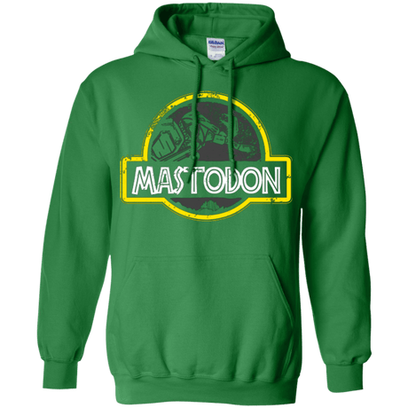 Sweatshirts Irish Green / Small Jurassic Power Black Pullover Hoodie