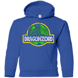 Sweatshirts Royal / YS Jurassic Power Green Youth Hoodie