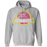 Sweatshirts Sport Grey / Small Jurassic Power Pink Pullover Hoodie