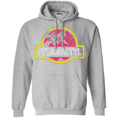 Sweatshirts Sport Grey / Small Jurassic Power Pink Pullover Hoodie
