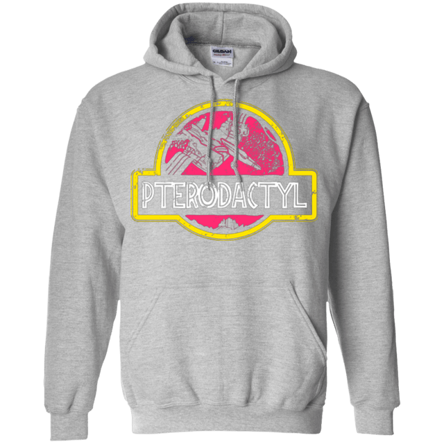 Sweatshirts Sport Grey / Small Jurassic Power Pink Pullover Hoodie