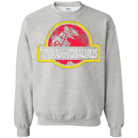 Sweatshirts Ash / Small Jurassic Power Red Crewneck Sweatshirt